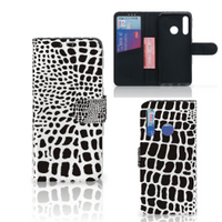 Huawei P Smart Plus (2019) Telefoonhoesje met Pasjes Slangenprint - thumbnail