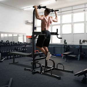 Optrekstang Vrijstaand Krachttrainingsapparaten Sporttoestellen Fitness Sporttoestellen Thuis Laadcapaciteit tot 150 kg Zwart