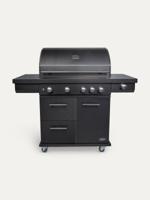 Boretti Imperatore Nero 4B Barbecue Verrijdbaar Gas Zwart 25700 W - thumbnail
