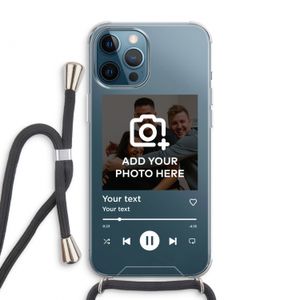 Music Player: iPhone 12 Pro Max Transparant Hoesje met koord