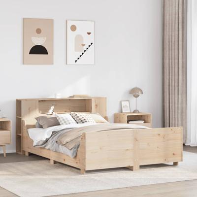 Bedframe zonder matras massief grenenhout 150x200 cm