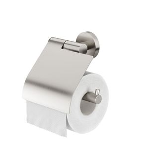 Toiletrolhouder Tiger Boston Met klep RVS Geborsteld