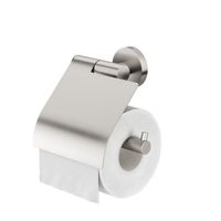 Toiletrolhouder Tiger Boston Met klep RVS Geborsteld
