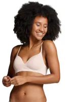 BH zonder beugel met vulling - Everyday - Comfort T-shirt Bh die niet doorschijnt - Zwart - Huidskleur - Wit