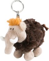 Nici sleutelhanger Mammoth junior 10 cm pluche bruin/beige - thumbnail