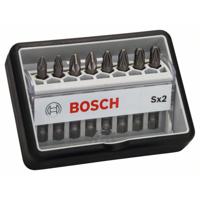 Bosch Accessories Robust Line 2607002557 Bitset 8-delig Kruiskop Pozidriv - thumbnail