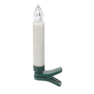 Draadloze kaarsen lampen - op clip - warm wit - 10 lampjes - met afstandsbediening