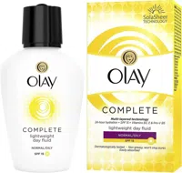 Olay Complete 3-in-1 Lightweight Day Fluid SPF15 Moisturiser - 100 ml - thumbnail