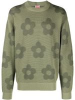 Kenzo sweat Flower Spot en coton - Gris