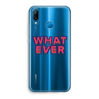 Whatever: Huawei P20 Lite Transparant Hoesje