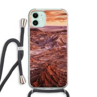 Mars: iPhone 11 Transparant Hoesje met koord Mars: iPhone 11 Transparant Hoesje met koord