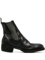 Guidi bottines chelsea en cuir - Noir