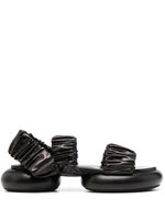 Jil Sander 45mm ruched-strap chunky sandals - Noir - thumbnail