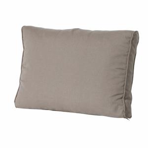 Madison loungekussen Rib 60 x 43 x 10 cm dralon taupe