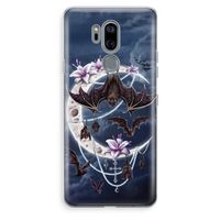 Vleermuizen Maan: LG G7 Thinq Transparant Hoesje
