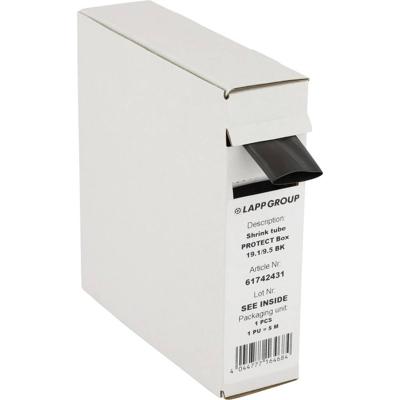 LAPP 61742431 Krimpkous Zwart 19.1 mm 9.5 mm Krimpverhouding:2:1 5 m
