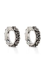 Gucci boucles d'oreilles à logo GG en argent Sterling