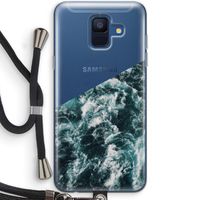 Zee golf: Samsung Galaxy A6 (2018) Transparant Hoesje met koord