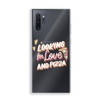 Pizza is the answer: Samsung Galaxy Note 10 Plus Transparant Hoesje