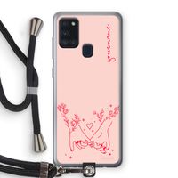 Best Friends: Samsung Galaxy A21s Transparant Hoesje met koord