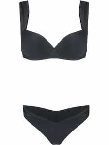 Noire Swimwear bikini à détails en lurex