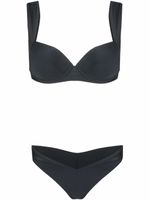 Noire Swimwear bikini à détails en lurex - thumbnail