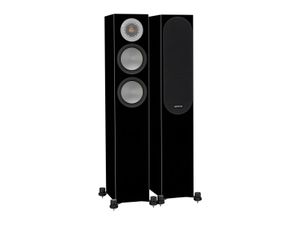 Monitor Audio: Silver 200 Vloerstaande Speakers 2 stuks - High Gloss Black