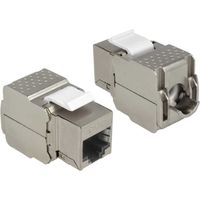 DeLOCK Keystone Module RJ45 jack > LSA Cat.6 keystone module - thumbnail