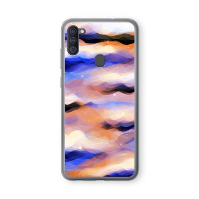 Donkere Wolken: Samsung Galaxy A11 Transparant Hoesje