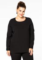 Yoek Blouse-shirt COSI | Zwart | Maat 50/52