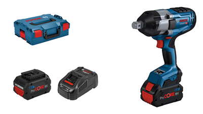 Bosch Blauw GDS 18V-1050 H | Professional Slagmoeraanzetter | met 2 x 5,5 Ah ProCORE accu en lader - 06019J8503