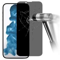 iPhone 14 Plus Privacy Screenprotector van gehard glas - 9H