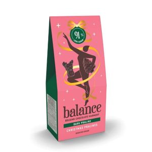 Balance Kerst Chocolade Puur Praliné stevia (100 gr)