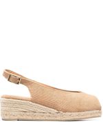Castañer espadrilles 55 mm à bride arrière - Marron