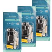 Adapter batterijvervanger - 3x stuks - AAA batterijen - 300 cm snoer - IP20