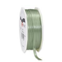 Cadeaulint/sierlint Satijn - 0.6 cm x 50 meter - Salie Groen - cadeaus inpakken - decoratie