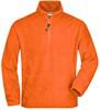 James & Nicholson JN043 Half-Zip Fleece - Orange - S