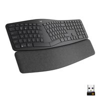 Logitech Ergo K860 toetsenbord RF-draadloos + Bluetooth US International Grafiet - thumbnail
