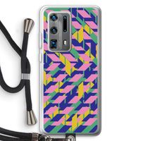 Skew Blush 1: Huawei P40 Pro Plus Transparant Hoesje met koord