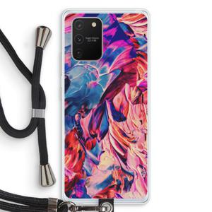 Pink Orchard: Samsung Galaxy S10 Lite Transparant Hoesje met koord