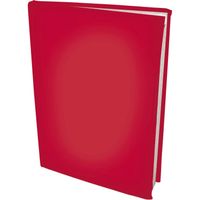 Rekbare boekenkaften A4 - 8 x Rood - thumbnail