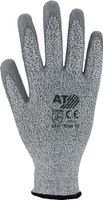 Asatex Snijbestendige handschoen | maat 10 grijs | EN 388 PSA-categorie II | HDPe m.polyurethaan | 10 paar - 3711/10 3711/10