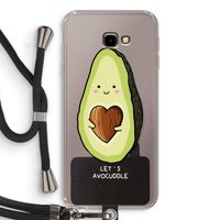 Avocuddle: Samsung Galaxy J4 Plus Transparant Hoesje met koord