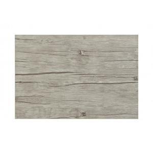 Tafel placemats met hout look print - grijs - 45 x 30 cm - pvc