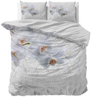 Sleeptime Orchid Dekbedovertrek Wit-1-persoons (140 x 200/220 cm)