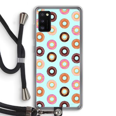 Donuts: Samsung Galaxy A41 Transparant Hoesje met koord