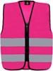 Korntex KX201 Kids´ Hi-Vis Safety Vest With Front Zipper Aalborg - Magenta - XS (3-6 years)