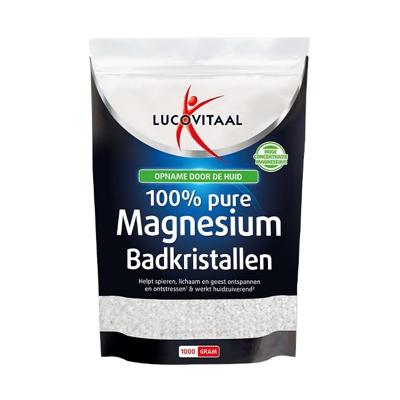 Lucotivaal 100% Pure Magnesium Badkristallen 1000gr