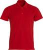 Clique 028230 Basic Polo - Rood - XL