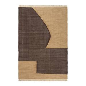 ferm LIVING Forene Vloerkleed 200 x 140 cm - Tan/Chocolate